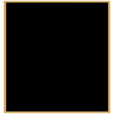 2 7/8" x 3" Black Laserable Brass Plaque Plate with Gold Border
