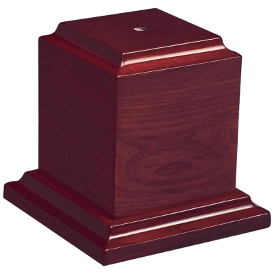 4 3/4" x 4 3/4" Rosewood Piano Finish Trophy Base