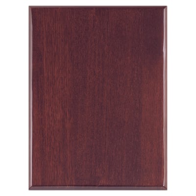 8" x 10" Rosewood Piano Finish Plaque, Style ZX841