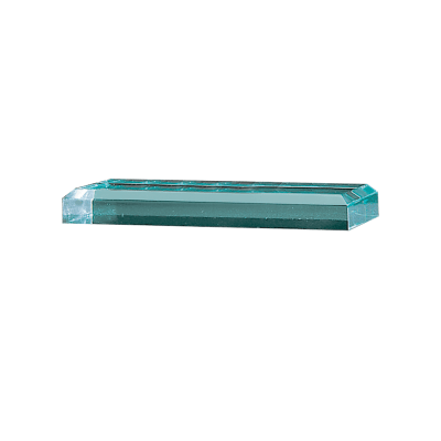 8" x 8 3/4" Octagon Series Jade Acrylic Award Base Only