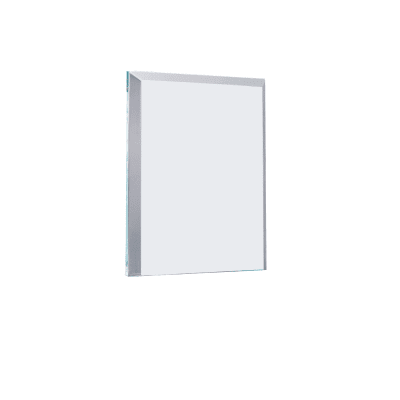 7 1/2" x 9 1/2" Apex Series Jade Acrylic Award-Upright Only