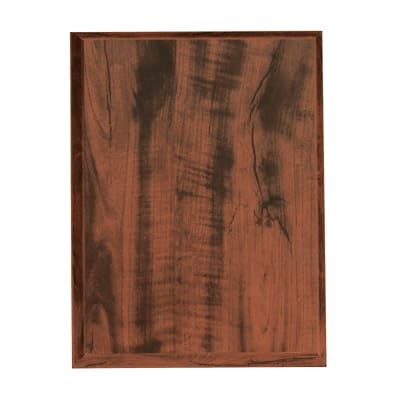5" x 7" Walnut Finish Step Edge Plaque