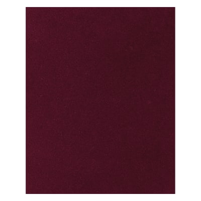 14" x 21" Maroon Velour Backing