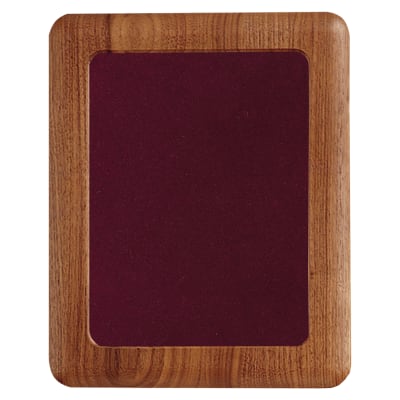 14" x 17" American Walnut Airflyte Frame with Maroon Velour Backing (Assembled)