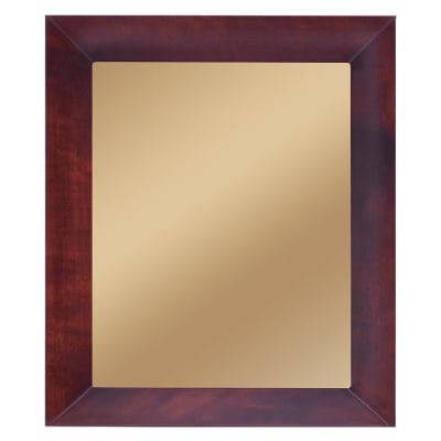 12" x 15" Matte Cherry Frame with Brushed Gold Metal Backing (Assembled)