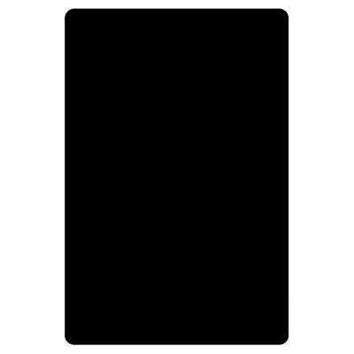 Blank ADA Sign, Black/White, 6" x 9"