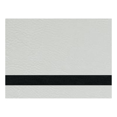 12" x 24" White Premier Laserable Leatherette Sheet Stock with Kota Pro Adhesive