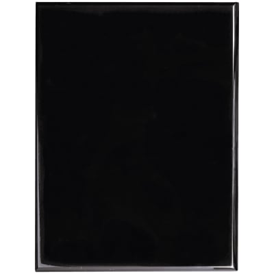8" x 10" Black High Lustr Plaque