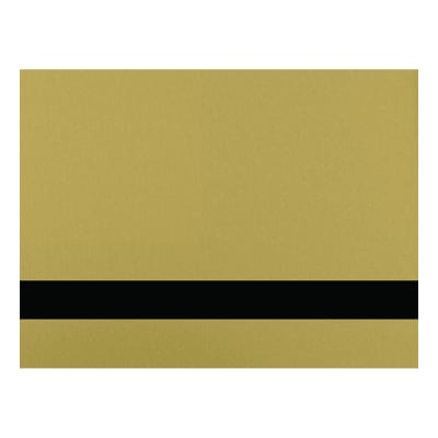 12" x 24" x .020" Gold/Black LaserIT Aluminum