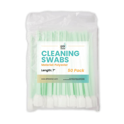 DTF Station 7" Polyester Cleaning Swabs, 50pk