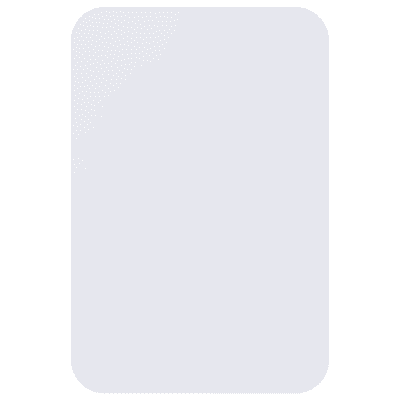 12" x 18" Ultra White Aluminum Sign Blank, 1 1/2" Radius Corners, 0.063" Thick