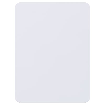 18" x 24" Ultra White Aluminum Sign Blank, 1 1/2" Radius Corners, 0.080" Thick