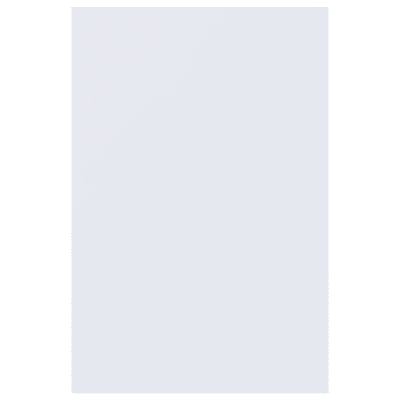 24" x 36" Ultra White Aluminum Sign Blank, Square Corners, 0.080" Thick