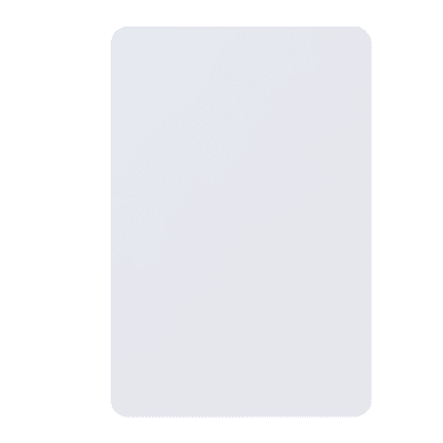 12" x 18" Ultra White Aluminum Sign Blank, 3/4" Radius Corners, 0.080" Thick