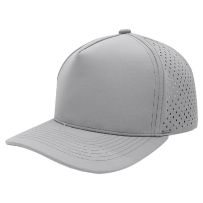Light Gray/Light Gray BrimCo 5-Panel Performance Hat