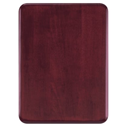 22" x 30" Airflyte Premium Rosewood Piano Finish Plaque with Round Corners