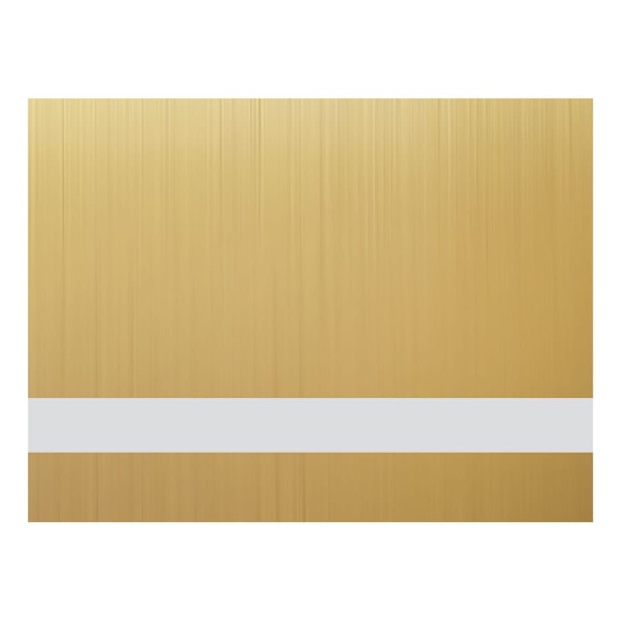 12" x 24" x .025" Satin Gold Aluminum