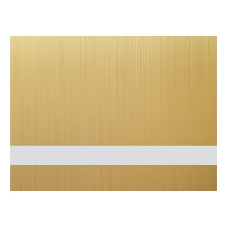24" x 48" x .025" Satin Gold Aluminum