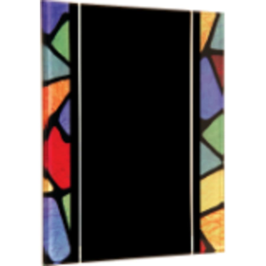 9" x 12" Stained Glass Acrylic Plaque with Hanger