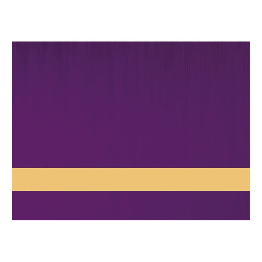 12" x 24" x .016" Purple LaserIT Brass Plated Steel