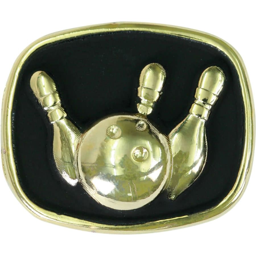 Gold/Black Bowling Champion Ring Insert
