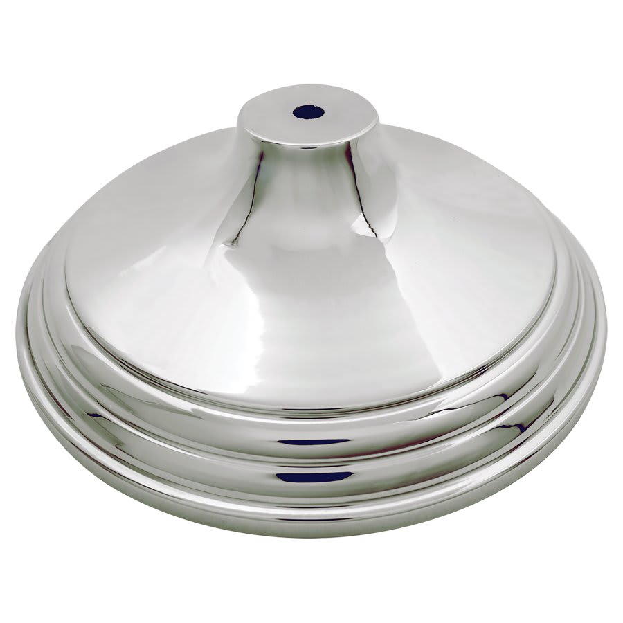 8" Silver Metal Cup Lid