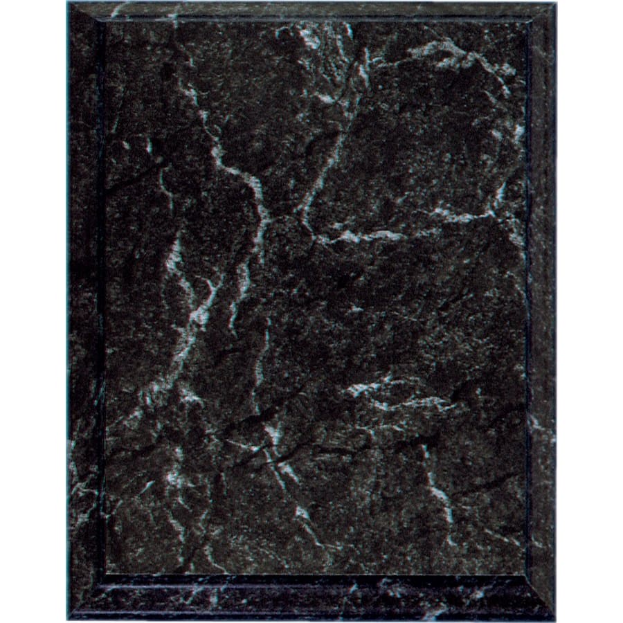 9" x 12" Improved Black Marble Finish Plaque