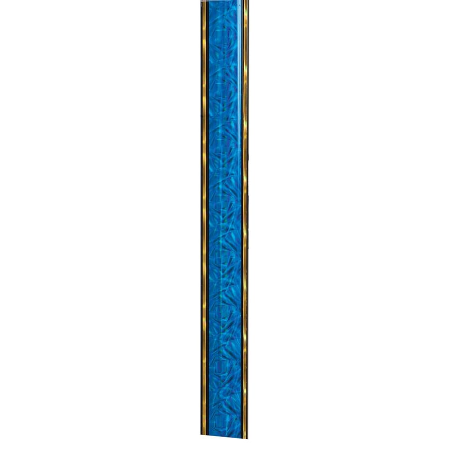 45" Blue/Gold Round Dazzle Trophy Column