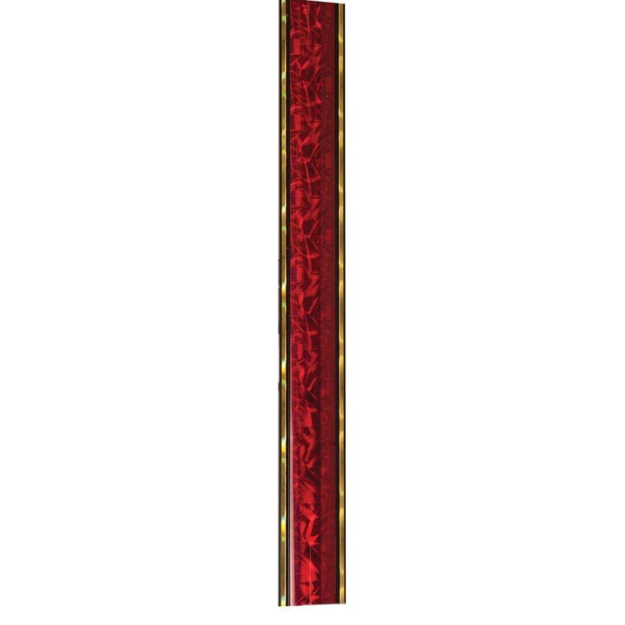 45" Maroon/Gold Round Dazzle Trophy Column