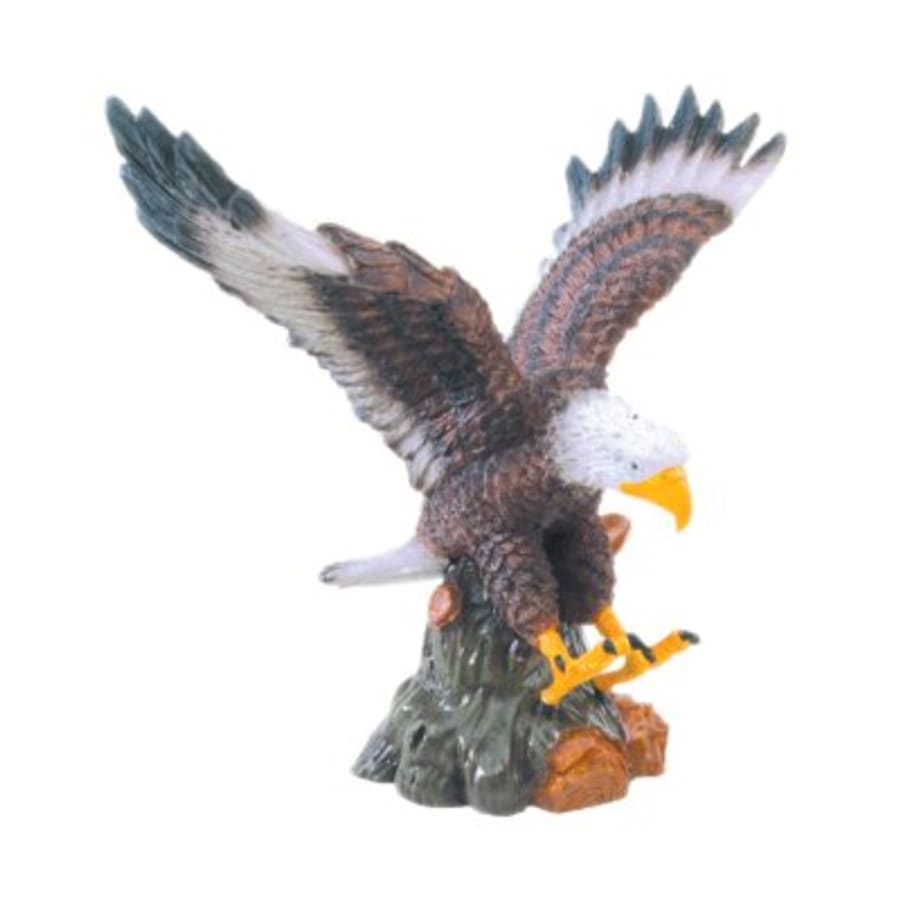7 1/4" Hand Painted Eagle Resin
