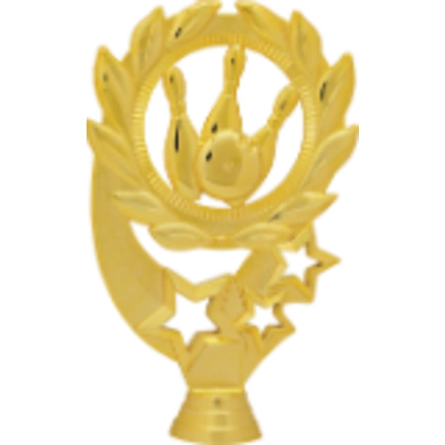 5 1/2" Bowling Sport Wreath Figure