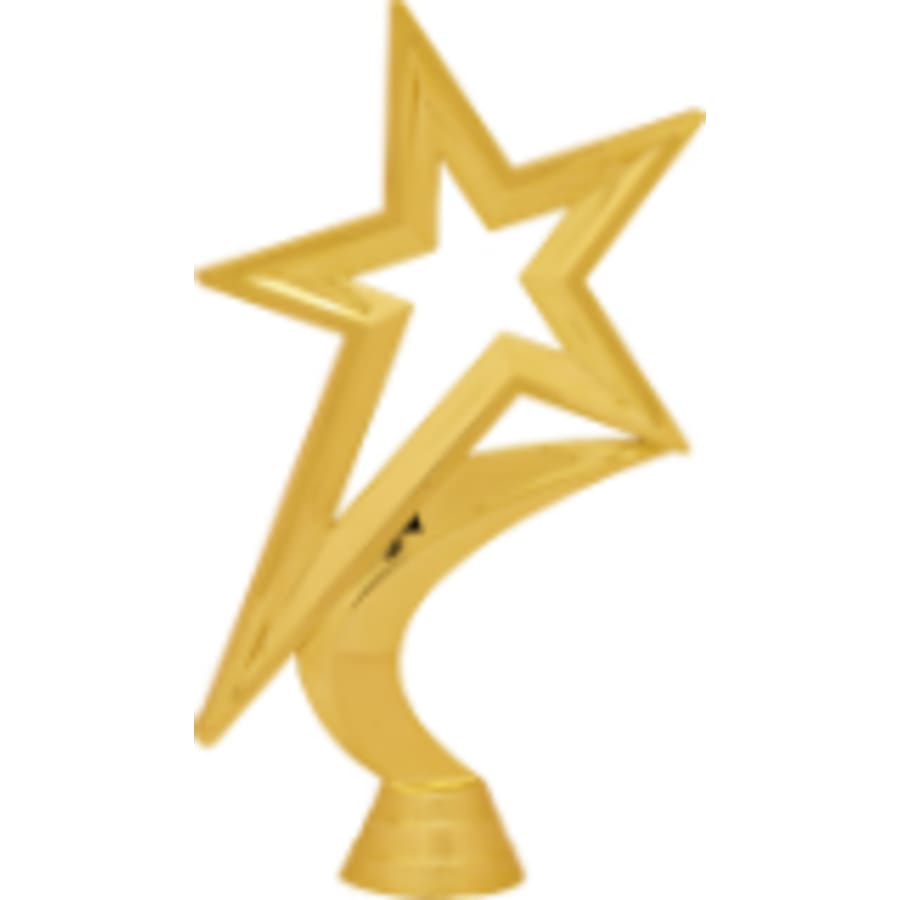 6 1/2" Gold Star Figure