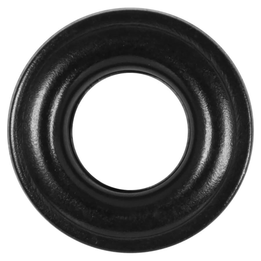 Hiker #2 Black Brass Self-Piercing Grommet with Flat Washer (500 pieces)