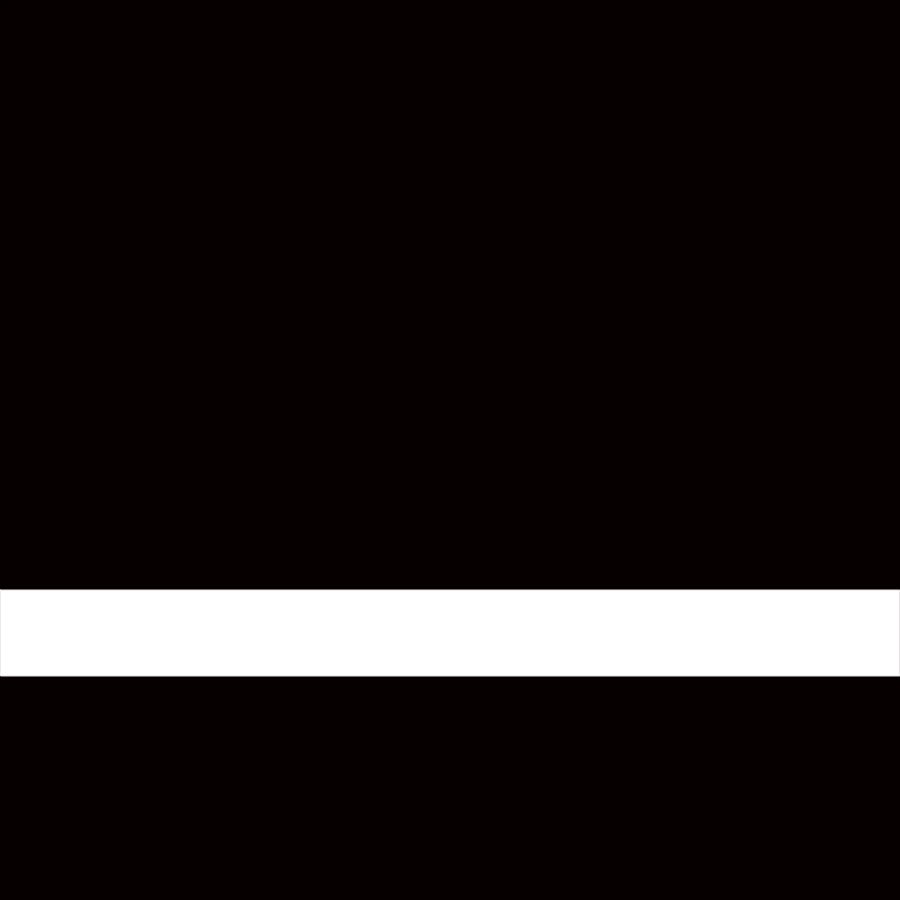 12" x 24" x .004" Gloss Black/White UltraThins Plastic w/Adhesive