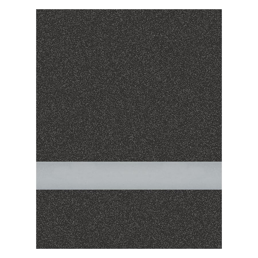 11 1/2" x 24" x 1/16" Graphite/Silver Duets Laser Indoor Plastic