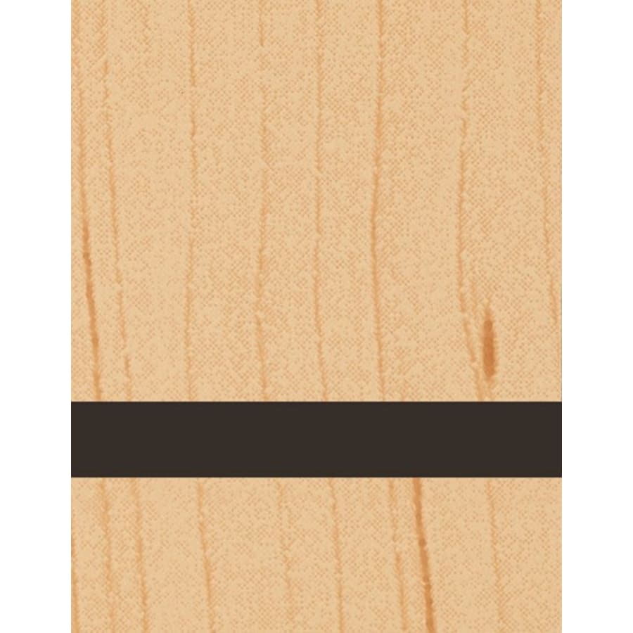12" x 24" x 1/16" Birch/Chocolate Brown Duets Laser Indoor Plastic