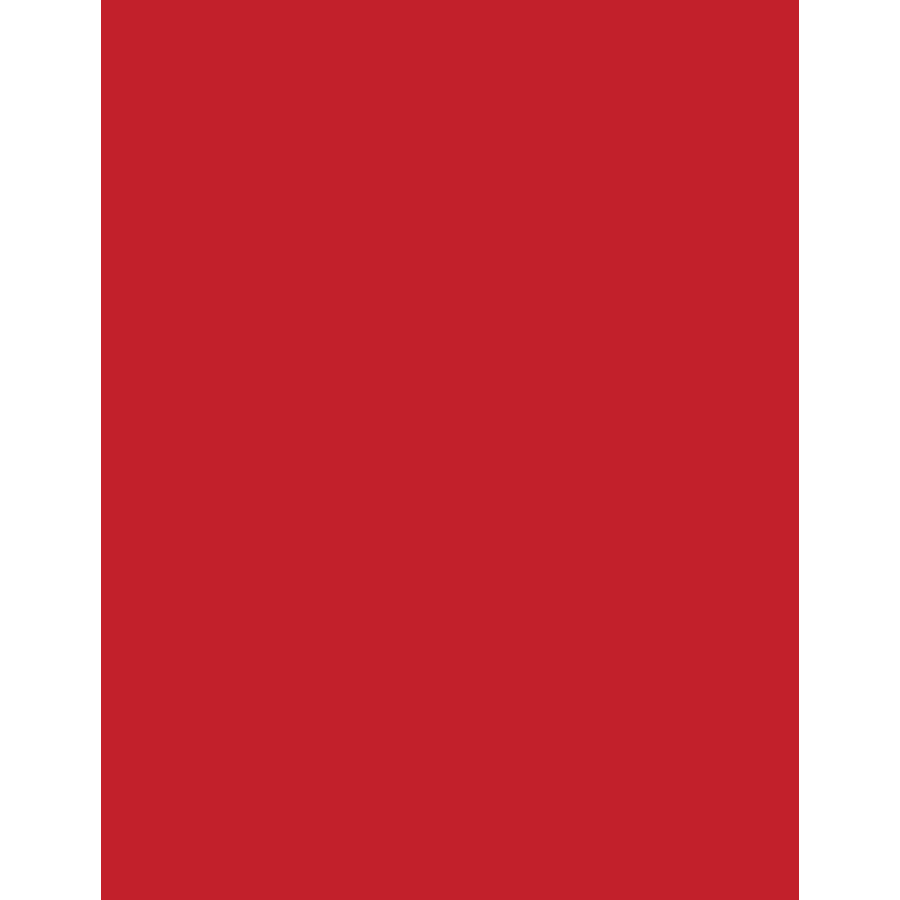 24" x 24" x 1/8" Red Duets ADA Substrate Plastic
