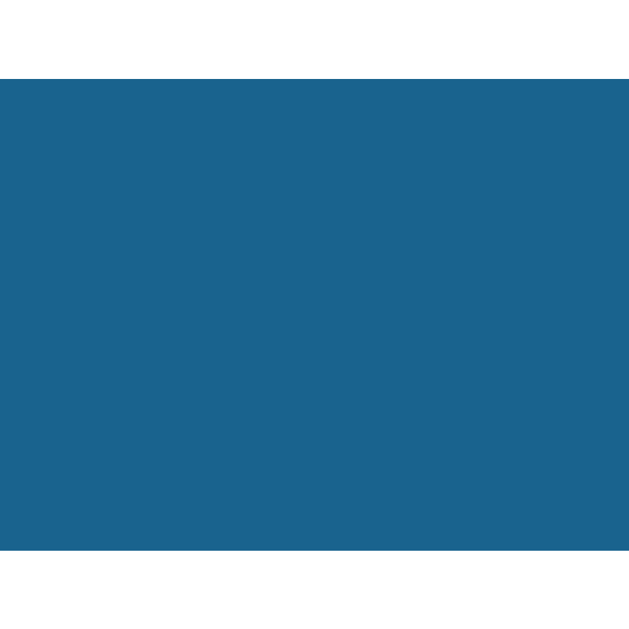 24" x 49" x 1/32" Value Blue Duets ADA Applique Plastic with Orafol Adhesive