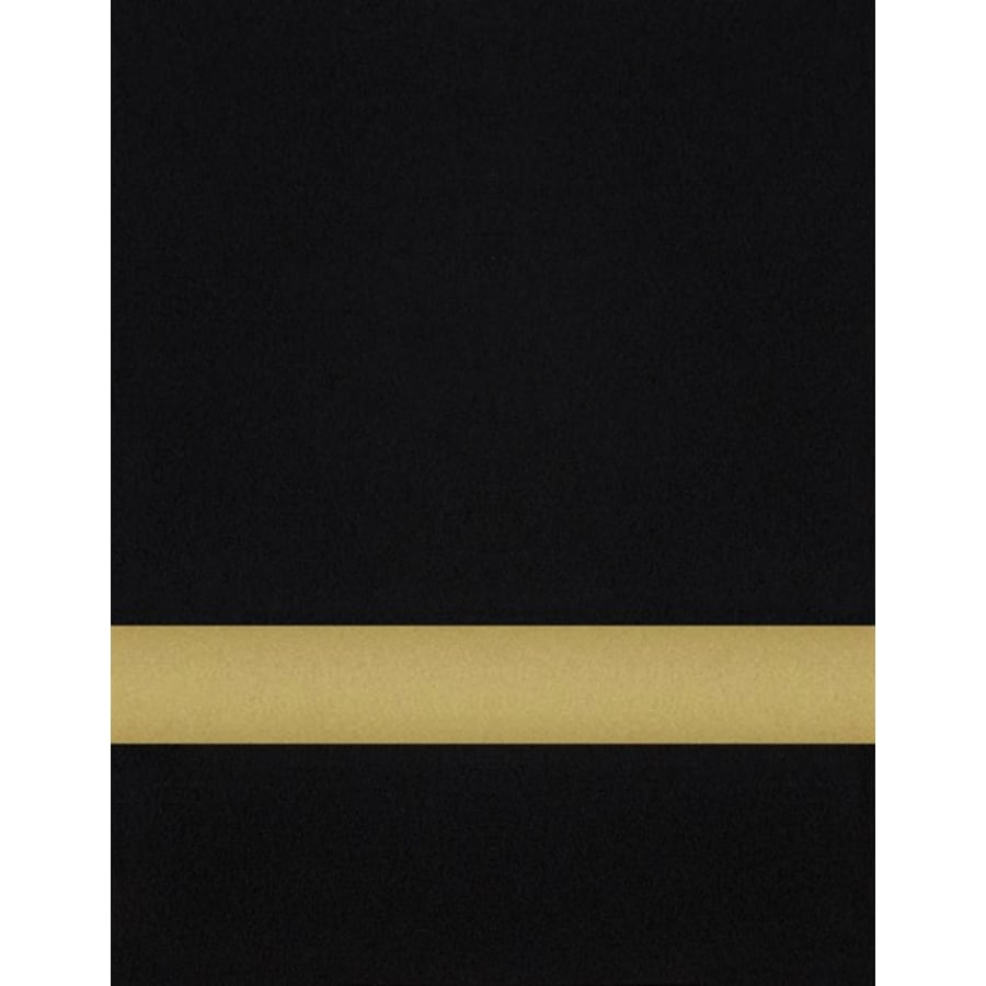 24" x 49" x .020" Black/Gold Duets Flexible Contours Plastic