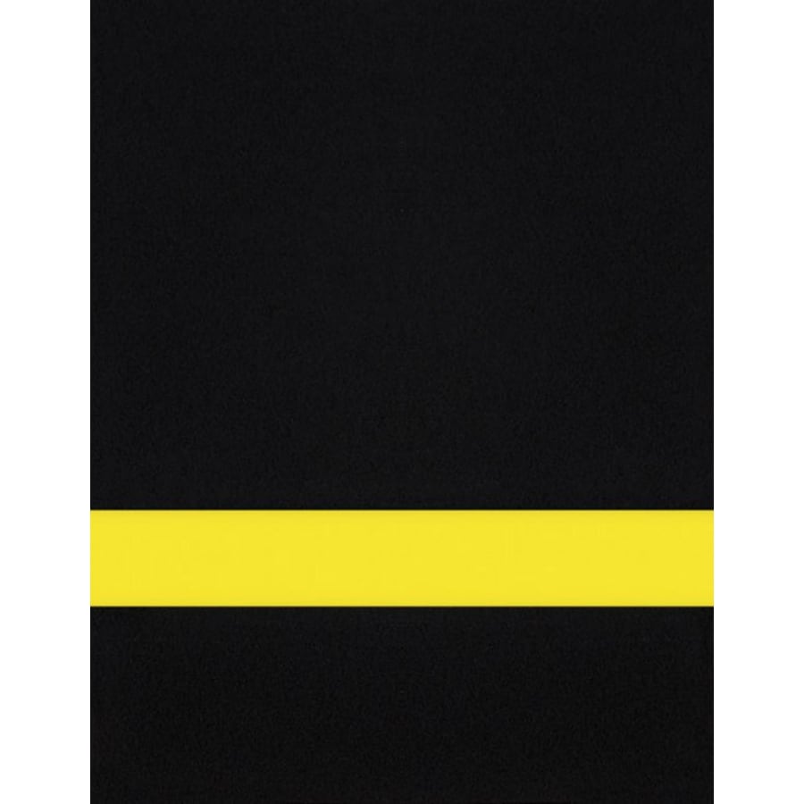 12" x 24" x 1/16" Black/Yellow Matte Duets Laser XT Plastic