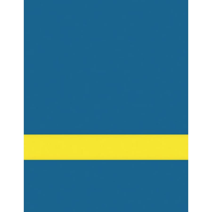 12" x 24" x 1/16" Blue/Yellow Matte Duets Laser XT Plastic