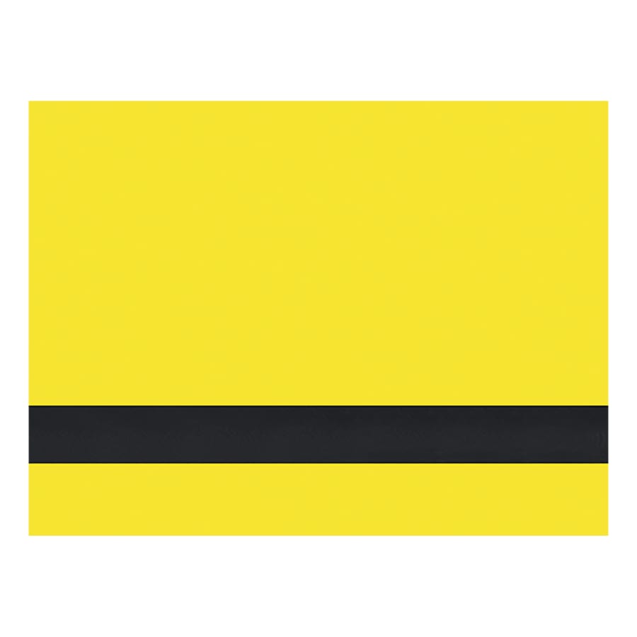24" x 24" x 1/8" Yellow/Black Outdoor/Indoor Laser XT