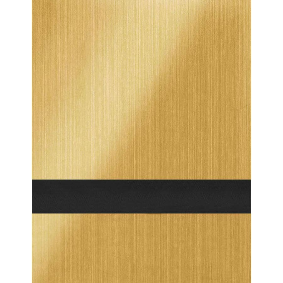 24" x 24" x .020" Brushed Gold/Black with 3M Adhesive Duets Flexible Contours