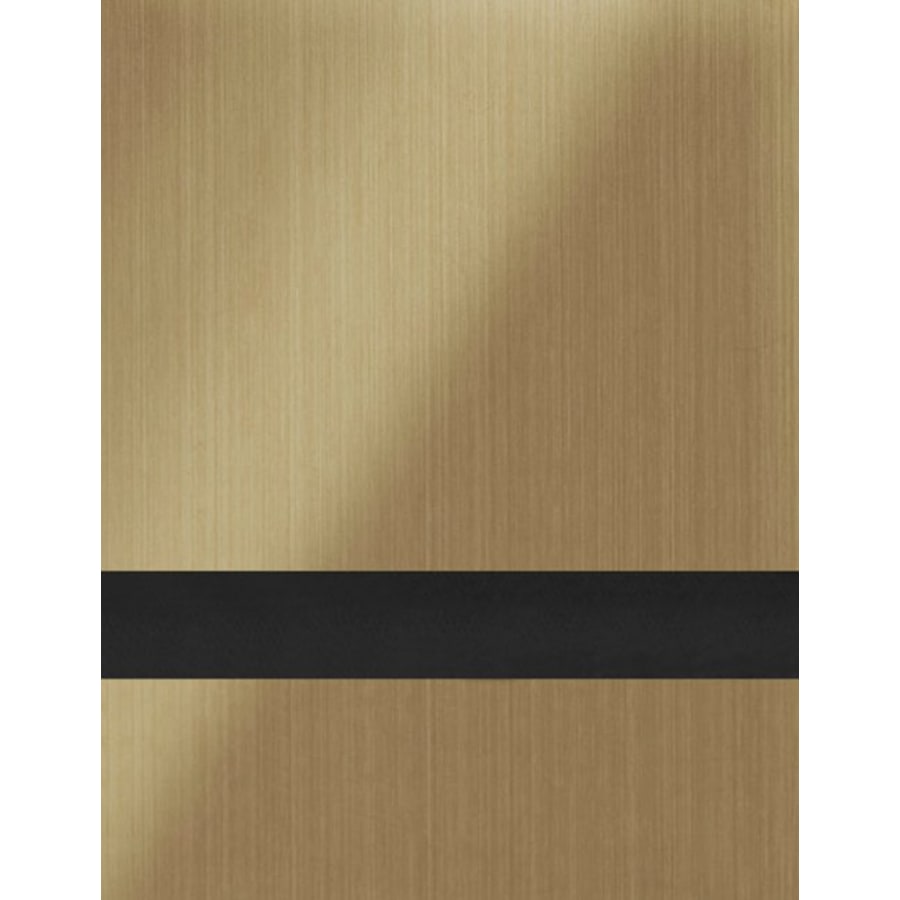 24" x 24" x 1/16" Brushed Bronze/Black Duets Laser Indoor Plastic