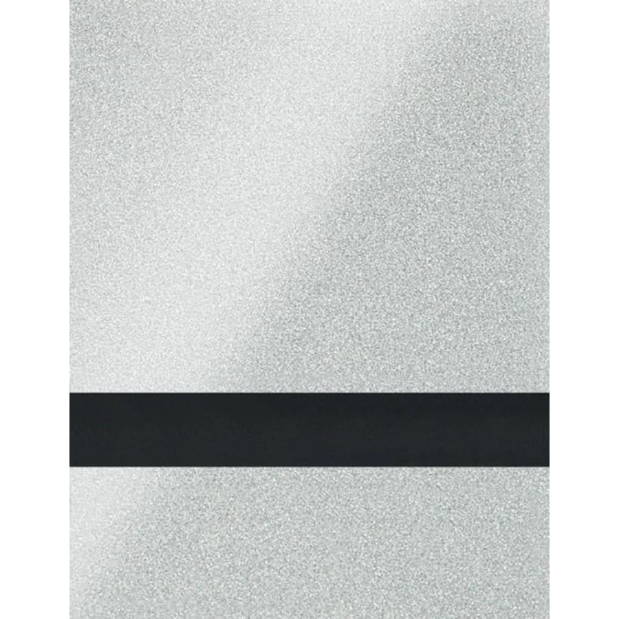12" x 24" x 1/16" Silver/Black Duets with Clear-Guard Laser Indoor Plastic