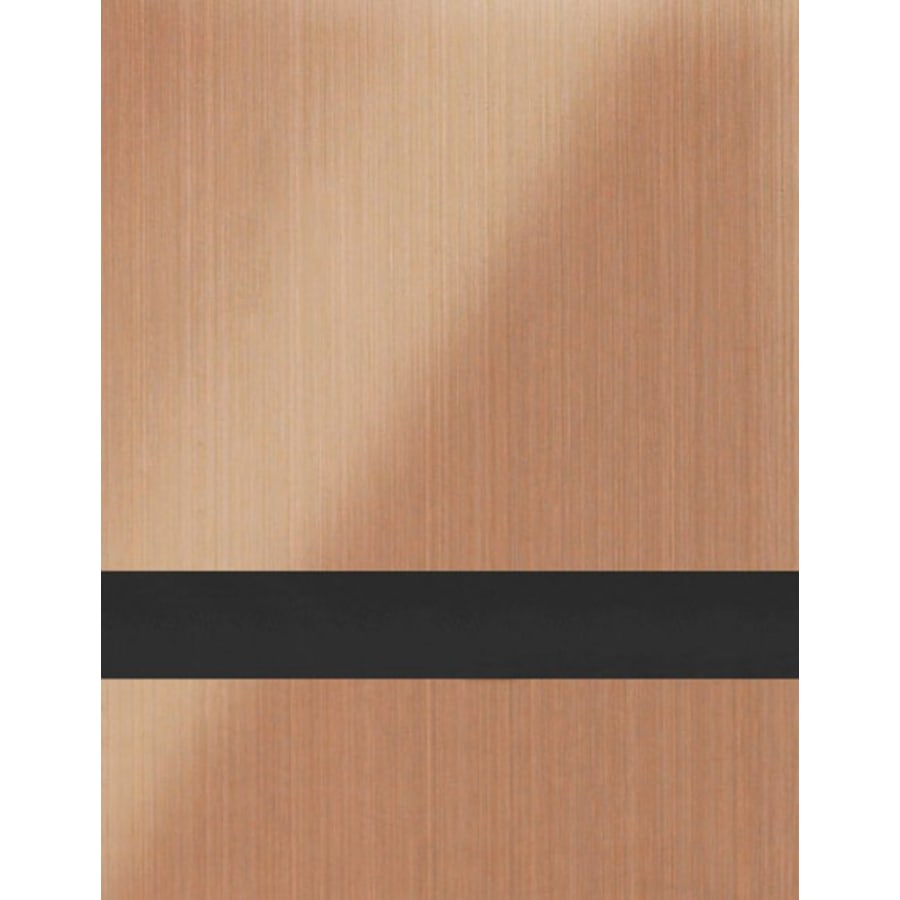 12" x 24" x 1/16" Brushed Copper/Black Gemini Duets Laser XT Plastic