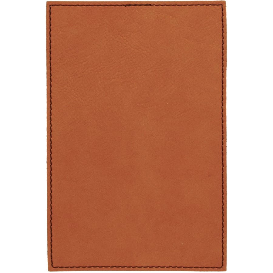 4" x 6" Rawhide Leatherette Plaque Plate