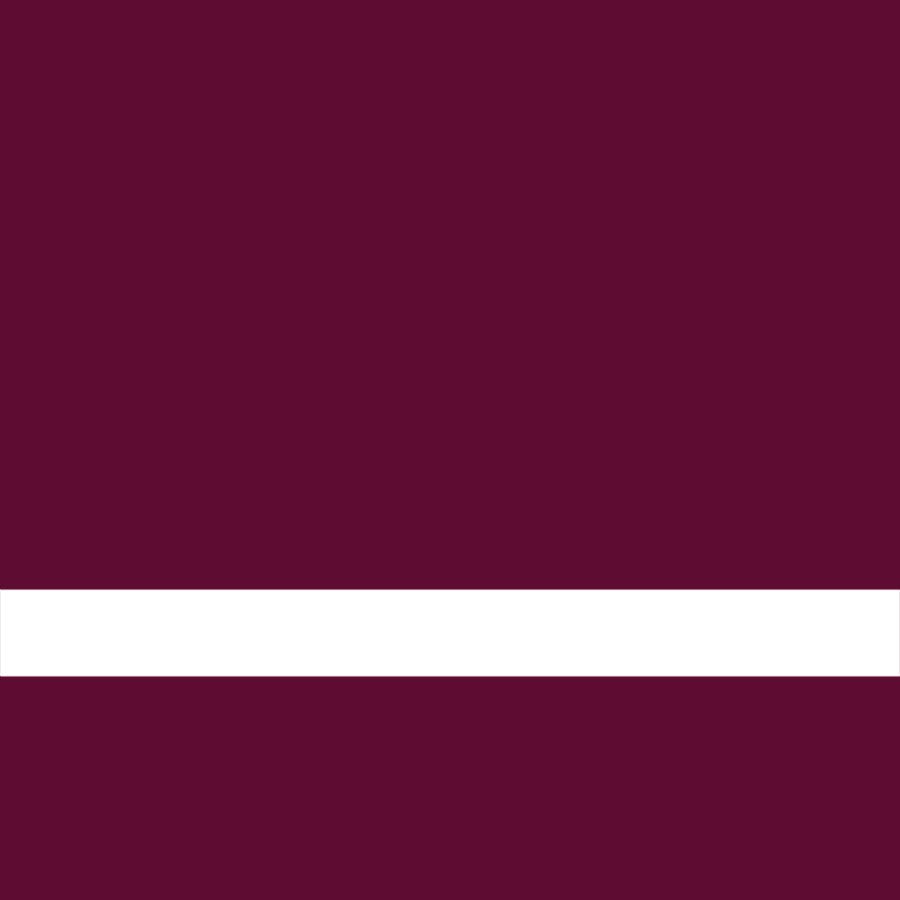 12" x 24" x 1/16" Matte Burgundy/White Laserable Plastic