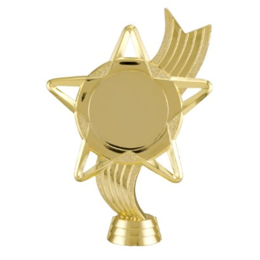 6" Star Ribbon 2" Insert Holder Figure