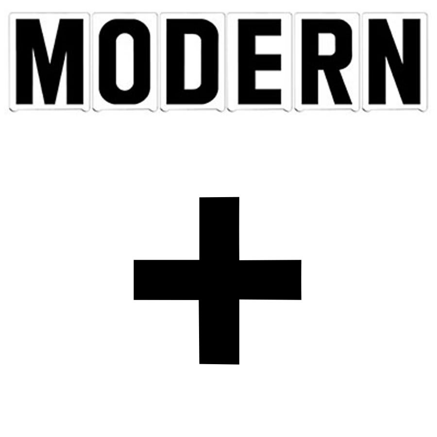 3"(H) Black Modern Font Plus Symbol Gemini Pronto Changeable Copy